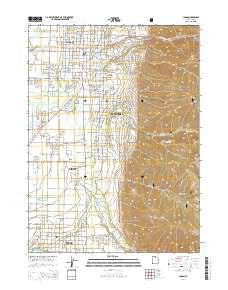 Logan Utah Current topographic map, 1:24000 scale, 7.5 X 7.5 Minute, Year 2014