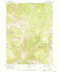 Logan Peak Utah Historical topographic map, 1:24000 scale, 7.5 X 7.5 Minute, Year 1969