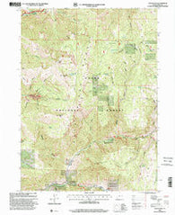 Logan Peak Utah Historical topographic map, 1:24000 scale, 7.5 X 7.5 Minute, Year 1998