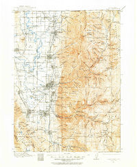 Logan Utah Historical topographic map, 1:125000 scale, 30 X 30 Minute, Year 1914