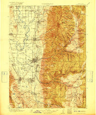 Logan Utah Historical topographic map, 1:125000 scale, 30 X 30 Minute, Year 1916