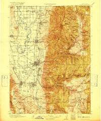 Logan Utah Historical topographic map, 1:125000 scale, 30 X 30 Minute, Year 1916