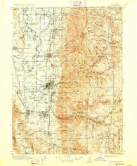 Logan Utah Historical topographic map, 1:125000 scale, 30 X 30 Minute, Year 1916