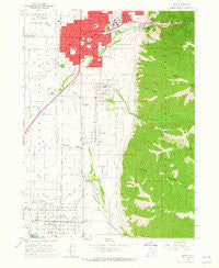 Logan Utah Historical topographic map, 1:24000 scale, 7.5 X 7.5 Minute, Year 1961