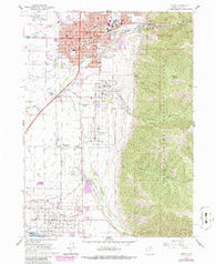 Logan Utah Historical topographic map, 1:24000 scale, 7.5 X 7.5 Minute, Year 1961