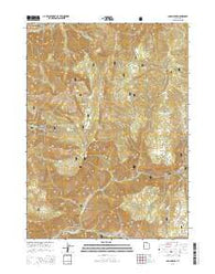 Logan Peak Utah Current topographic map, 1:24000 scale, 7.5 X 7.5 Minute, Year 2014