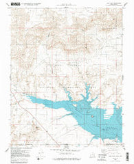 Lone Rock Utah Historical topographic map, 1:24000 scale, 7.5 X 7.5 Minute, Year 1981