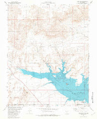 Lone Rock Utah Historical topographic map, 1:24000 scale, 7.5 X 7.5 Minute, Year 1981