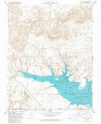 Lone Rock Utah Historical topographic map, 1:24000 scale, 7.5 X 7.5 Minute, Year 1981