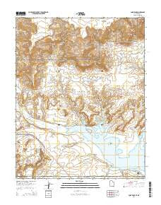 Lone Rock Utah Current topographic map, 1:24000 scale, 7.5 X 7.5 Minute, Year 2014