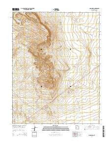 Long Ridge Utah Current topographic map, 1:24000 scale, 7.5 X 7.5 Minute, Year 2014