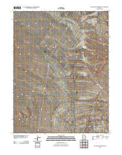 Long Ridge Reservoir Utah Historical topographic map, 1:24000 scale, 7.5 X 7.5 Minute, Year 2010