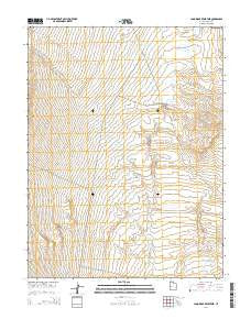Long Ridge Reservoir Utah Current topographic map, 1:24000 scale, 7.5 X 7.5 Minute, Year 2014