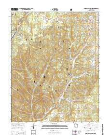 Long Valley Junction Utah Current topographic map, 1:24000 scale, 7.5 X 7.5 Minute, Year 2014