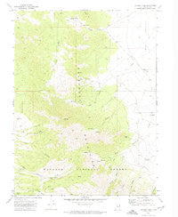 Lookout Pass Utah Historical topographic map, 1:24000 scale, 7.5 X 7.5 Minute, Year 1971
