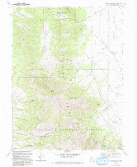 Lookout Pass Utah Historical topographic map, 1:24000 scale, 7.5 X 7.5 Minute, Year 1993