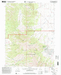 Lookout Pass Utah Historical topographic map, 1:24000 scale, 7.5 X 7.5 Minute, Year 1998