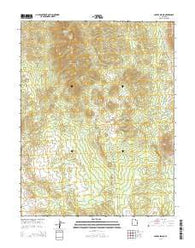 Lopers Spring Utah Current topographic map, 1:24000 scale, 7.5 X 7.5 Minute, Year 2014