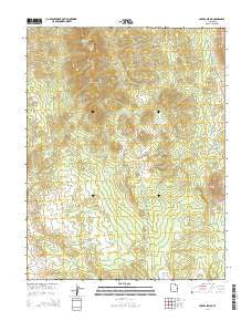 Lopers Spring Utah Current topographic map, 1:24000 scale, 7.5 X 7.5 Minute, Year 2014