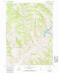 Lost Creek Dam Utah Historical topographic map, 1:24000 scale, 7.5 X 7.5 Minute, Year 1964
