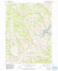 Lost Creek Dam Utah Historical topographic map, 1:24000 scale, 7.5 X 7.5 Minute, Year 1991