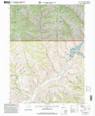 Lost Creek Dam Utah Historical topographic map, 1:24000 scale, 7.5 X 7.5 Minute, Year 1998