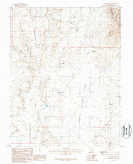 Lost Spring Utah Historical topographic map, 1:24000 scale, 7.5 X 7.5 Minute, Year 1987