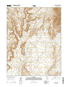 Lost Spring Utah Current topographic map, 1:24000 scale, 7.5 X 7.5 Minute, Year 2014