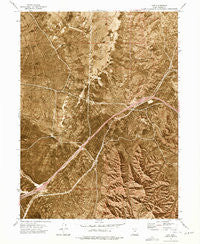 Low Utah Historical topographic map, 1:24000 scale, 7.5 X 7.5 Minute, Year 1973
