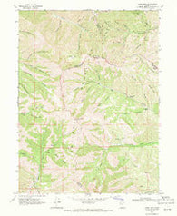 Lowe Peak Utah Historical topographic map, 1:24000 scale, 7.5 X 7.5 Minute, Year 1968