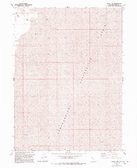 Lucin 4 NE Utah Historical topographic map, 1:24000 scale, 7.5 X 7.5 Minute, Year 1991