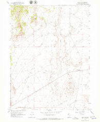 Lucin NW Utah Historical topographic map, 1:24000 scale, 7.5 X 7.5 Minute, Year 1967