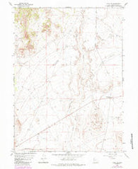 Lucin NW Utah Historical topographic map, 1:24000 scale, 7.5 X 7.5 Minute, Year 1967