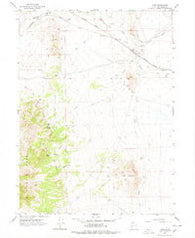 Lucin Utah Historical topographic map, 1:24000 scale, 7.5 X 7.5 Minute, Year 1967