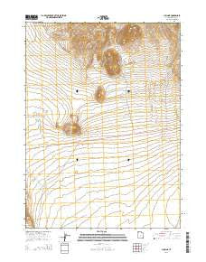 Lucin NE Utah Current topographic map, 1:24000 scale, 7.5 X 7.5 Minute, Year 2014