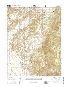 Lyman Utah Current topographic map, 1:24000 scale, 7.5 X 7.5 Minute, Year 2014