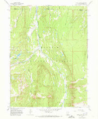 Lyman Lake Utah Historical topographic map, 1:24000 scale, 7.5 X 7.5 Minute, Year 1967