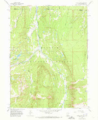 Lyman Lake Utah Historical topographic map, 1:24000 scale, 7.5 X 7.5 Minute, Year 1967