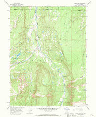 Lyman Lake Utah Historical topographic map, 1:24000 scale, 7.5 X 7.5 Minute, Year 1967