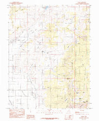 Lyman Utah Historical topographic map, 1:24000 scale, 7.5 X 7.5 Minute, Year 1985