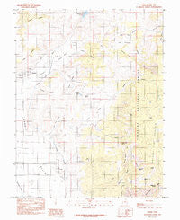 Lyman Utah Historical topographic map, 1:24000 scale, 7.5 X 7.5 Minute, Year 1985