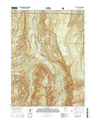 Lyman Lake Utah Current topographic map, 1:24000 scale, 7.5 X 7.5 Minute, Year 2014