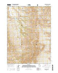 Lynn Reservoir Utah Current topographic map, 1:24000 scale, 7.5 X 7.5 Minute, Year 2014