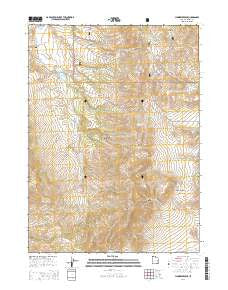 Lynn Reservoir Utah Current topographic map, 1:24000 scale, 7.5 X 7.5 Minute, Year 2014