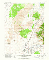 Lynndyl Utah Historical topographic map, 1:62500 scale, 15 X 15 Minute, Year 1962