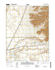 Lynndyl East Utah Current topographic map, 1:24000 scale, 7.5 X 7.5 Minute, Year 2014