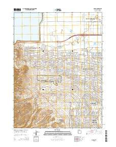 Magna Utah Current topographic map, 1:24000 scale, 7.5 X 7.5 Minute, Year 2014