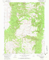 Malmsten Peak Utah Historical topographic map, 1:24000 scale, 7.5 X 7.5 Minute, Year 1980