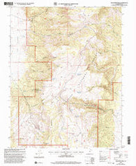 Malmsten Peak Utah Historical topographic map, 1:24000 scale, 7.5 X 7.5 Minute, Year 2001