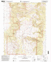 Malmsten Peak Utah Historical topographic map, 1:24000 scale, 7.5 X 7.5 Minute, Year 2001